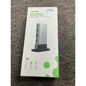 LENTION D53 USB C Docking Station with 100W PD,‎ 4K HDMI, Gigabit Ethernet - New